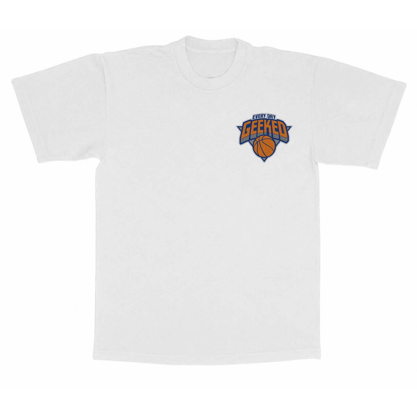 NY VINTAGE GED PATCH WHITE SHIRT